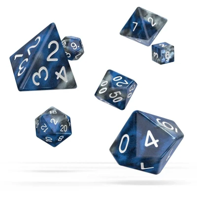 Afbeelding van Oakie Doakie Dice Set RPG Gemidice: Liquid Steel (7 stuks)