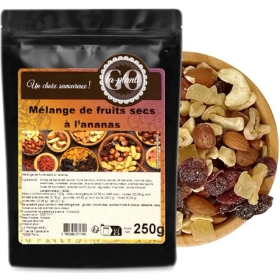 Afbeelding van Ananas Gedroogd Fruit Mix 250 g