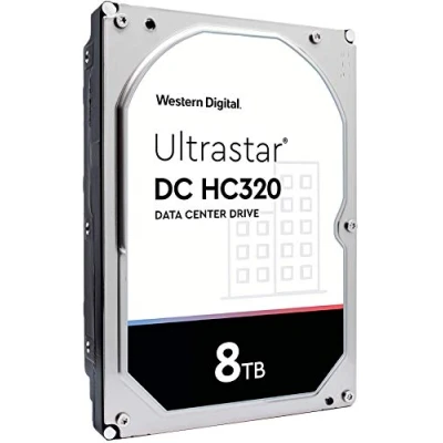 Image de WD Ultrastar DC HC320 HUS728T8TALE6L4 Disque dur 8 To interne 3.5&quot; SATA 6Gb/s 7200 tours/min mémoire tampon : 256 Mo