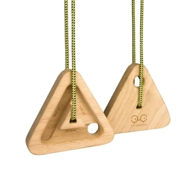 Afbeelding van Y&amp;Y Vertical Triangle hangboard Max Climbing hand trainer klimmen hout klim optrekken