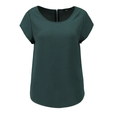 Afbeelding van ONLY Onlvic Blouse, Dames, Maat: 38, Green gables