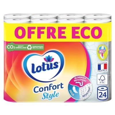 Afbeelding van LOTUS Style toiletpapier, 24 rollen, voordelig aanbod