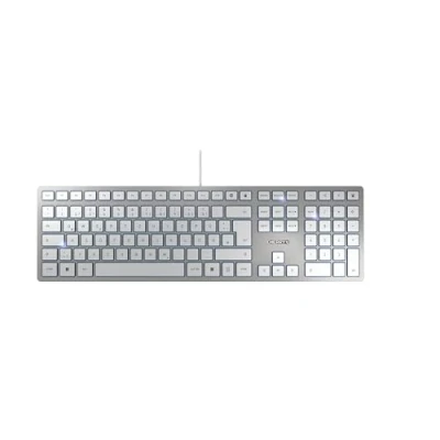 Afbeelding van CHERRY KC 6000 SLIM toetsenbord USB QWERTZ Duits Zilver