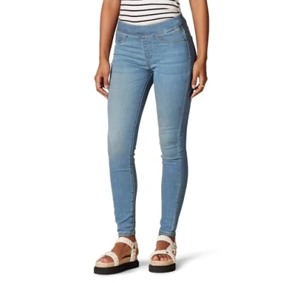 Image de Amazon Essentials Jegging extensible à enfiler pour femme (disponible en grande taille), délavé clair, taille 14 long