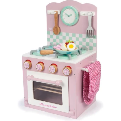 Afbeelding van Le Toy Van Kookfornuis met oven Roze Houten kinderkeuken