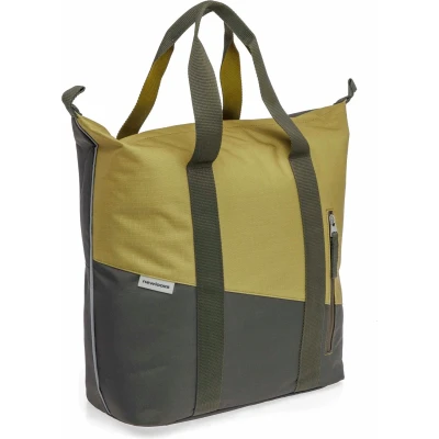 Afbeelding van New Tas Kota Shopper Oslo Olijfgroen/Geel