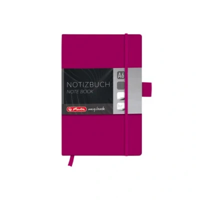 Afbeelding van Herlitz My.book Classic 11369154 notitieboek A6, 96 vellen, bessen geruit