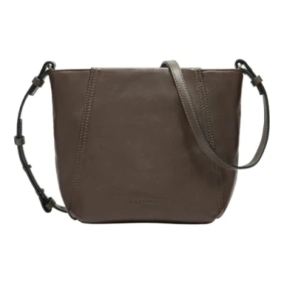Afbeelding van Liebeskind Berlin Women&#039;s S Chudy Sheep Natural Light Truffel Hobo Damesrugzak, Truffel,
