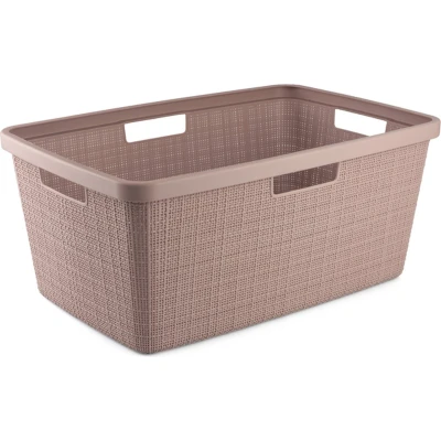 Afbeelding van Curver Jute Wasmand 46L Rose