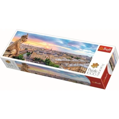 Afbeelding van Trefl Panorama Kathedraal Notre Dame puzzel 1000 stukjes