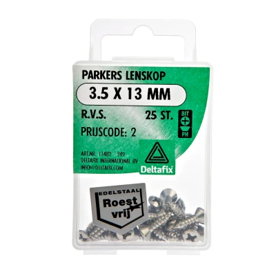 Afbeelding van Parkers 3,5x13mm rvs 25st Deltafix