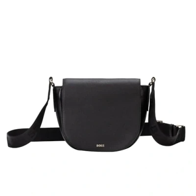 Afbeelding van HUGO BOSS dames Alyce crossbodytas van leer met afneembare schouderriem
