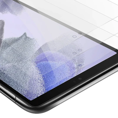 Afbeelding van Cadorabo 3x Screenprotector geschikt voor Samsung Galaxy Tab A7 LITE (8.7 inch) in KRISTALHELDER Getemperd Pantser Film (Tempered) Display beschermend glas 9H hardheid met 3D Touch