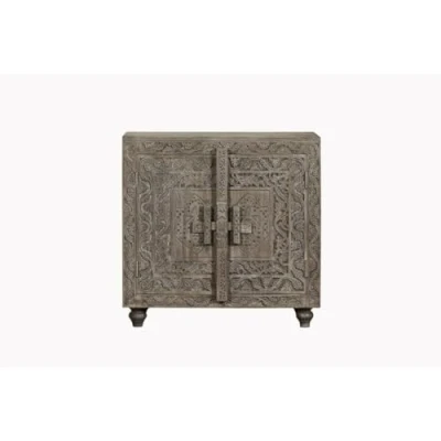 Afbeelding van Dientafel Home ESPRIT Lichtbruin Hout 91,5 x 40 90 cm