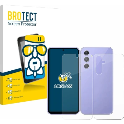 Afbeelding van BROTECT Screenprotector voor Samsung Galaxy A54 5G (Voor+Achter) Folie Beschermfolie Beschermglas transparant