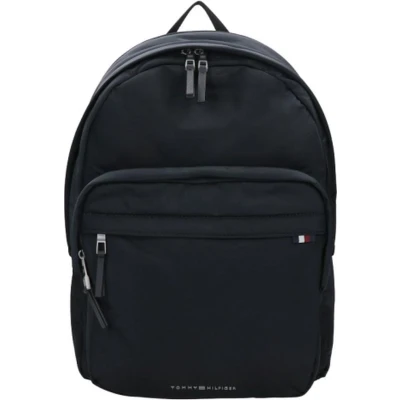 Afbeelding van Tommy Hilfiger Signature Backpack Rugzak, Heren, Maat: One Size, Black