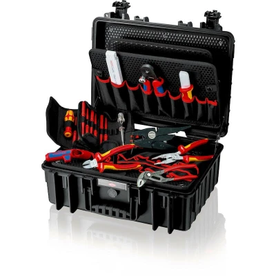 Afbeelding van Knipex Werk Gereedschapskoffer (met inhoud) 25 delig (l x b h) 437 307 172 mm