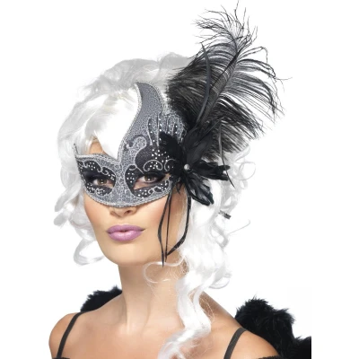 Afbeelding van Dressing Up &amp; Costumes Burlesque Showgirl Masquerade Dark Angel E