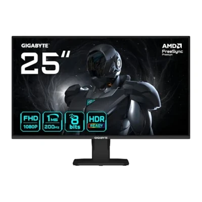 Image de Gigabyte GS25F2 Écran LED jeux 25&quot; (24.5&quot; visualisable) 1920 x 1080 Full HD (1080p) @ 200 Hz SS IPS 300 cd/m² 1000:1 HDR10 1 ms 2xHDMI, DisplayPort haut parleurs