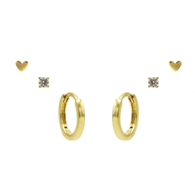 Afbeelding van Karma 3 PACK Oorbellen, Dames, Maat: One Size, Gold