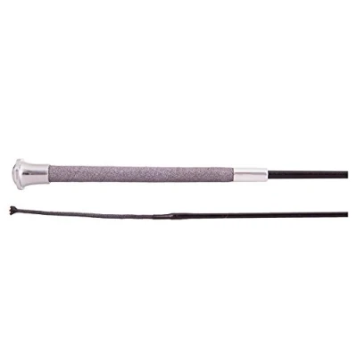 Afbeelding van BR Dressuurzweep Libra Zwart/Zilver 110cm