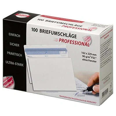 Afbeelding van Magni, Envelop, 30051817 Enveloppe REVELOPE, DIN C5, zonder venster (C5, 100 x)