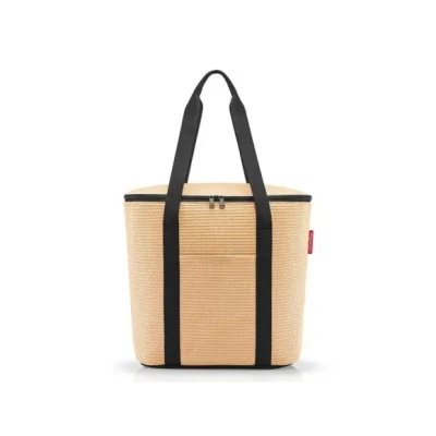 Afbeelding van Reisenthel Thermoshopper Koeltas 15L Raffia Zwart