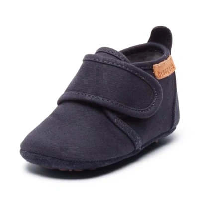 Afbeelding van Bisgaard Home Shoe Cotton, pantoffels, marineblauw 21, 18 EU, Blauw