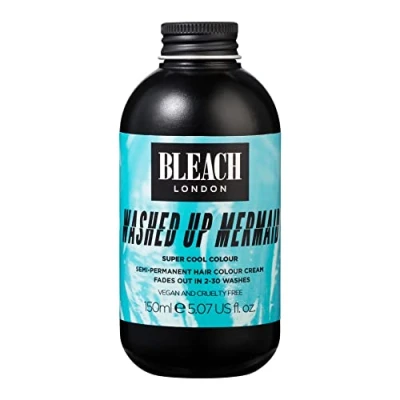 Afbeelding van Bleach London Washed Up Mermaid Colour Semi permanente haarverf, 150 ml, helder turquoise