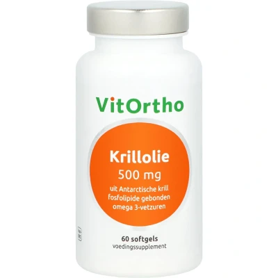 Afbeelding van Vitortho Krillolie 500mg Softgels