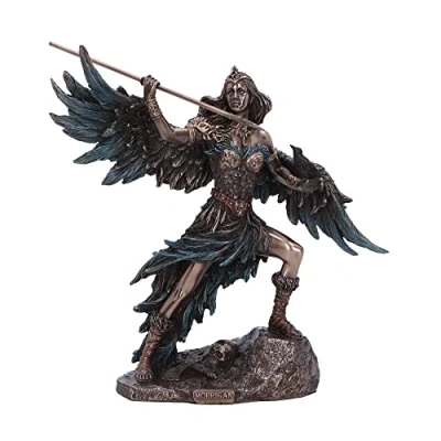 Afbeelding van Nemesis Now Beeld/figuur Morrigan Celtic Phantom Queen Multicolours Zeer Gedetailleerd Gebronsd Beeld 22cm