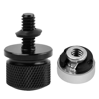 Afbeelding van Hoxfly Motorfietsschroeven, aluminium stoelbout, bevestigingsschroeven voor motorstoelen, montageschroeven schroefdraad 1/4&quot; 20, Harley/Dyna/Softail/Road King/Touring