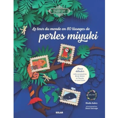 Afbeelding van Tour du monde en 80 tissages de perles miyukis
