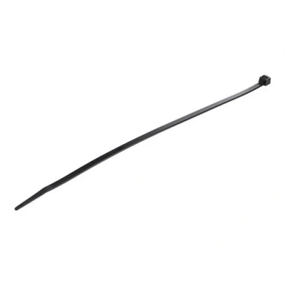 Image de StarTech.com 10&quot;(25cm) Cable Ties 1/8&quot;(4mm) wide 2 5/8&quot;(68mm) Bundle Diameter 50lb(22kg) Tensile Strength Nylon Self Locking Zip w/ Curved Tip 94V 2/UL Listed 100 Pack Black 66 Plastic TAA (CBMZT10B) Attache câble 25.4 cm noir