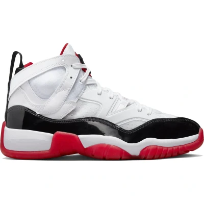 Afbeelding van Jordan Jumpman TWO TREY Sneakers hoog, Heren, Maat: 45, White/black/gym red Leer en textiel