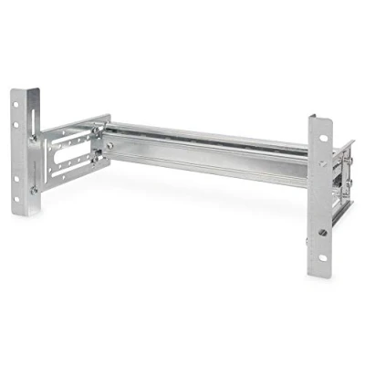 Afbeelding van Digitus DN 19 DIN 4U Montagetoebehoren Schroefbevestiging, Front, Frontbevestiging, Behuizing, rails Zonder connectoren Zilver, Metaal
