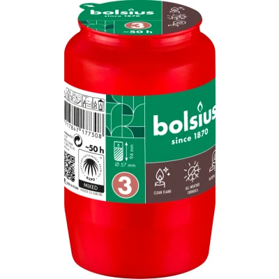 Afbeelding van Bolsius Graflicht Rood Nr3