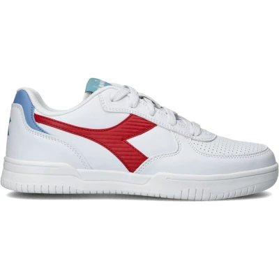 Afbeelding van Diadora Raptor Low Stripe Gs Sneakers Jongens Wit Maat 38