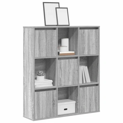 Afbeelding van vidaXL Boekenkast 89x24x101,5 cm bewerkt hout grijs sonoma eikenkleur