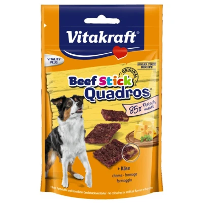 Afbeelding van Vitakraft Beefstick Hond Quadros Hondensnacks Kaas