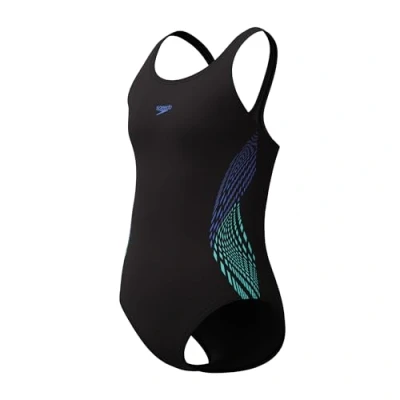 Afbeelding van Speedo Girls Placmement Muscle BACK Badpak voor kinderen, Maat: 152, Turquoise