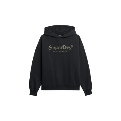 Afbeelding van Superdry Venue Hoodie, Dames, Maat: 44, Black