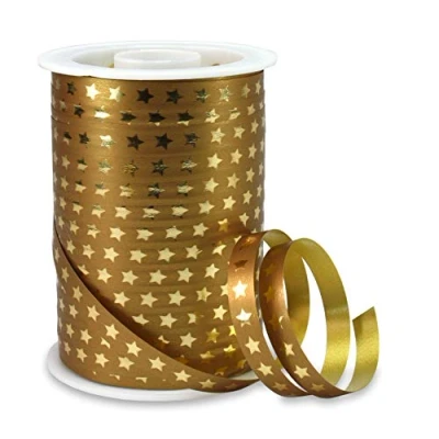 Afbeelding van Krullint Kerst Sterren Goud 10mm