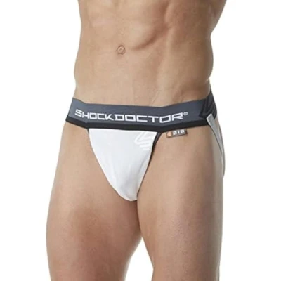 Afbeelding van Shock Doctor Heren 218 wh M houder met schelp, wit, EU