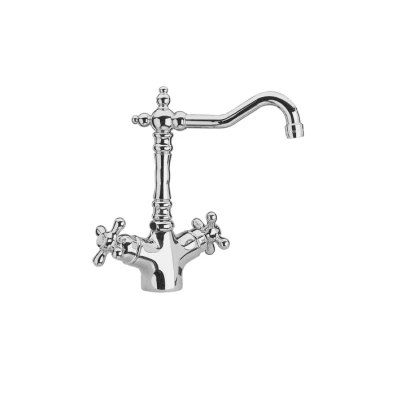 Afbeelding van Huber Croisette Thermostatische Wastafelmengkraan Chroom CST5201021