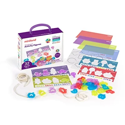 Afbeelding van Miniland transparante activiteitenfiguren 32st