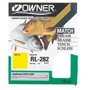 Afbeelding van Owner RL282 MatchSchle #10 onderlijnen (10 stuks) Witvis