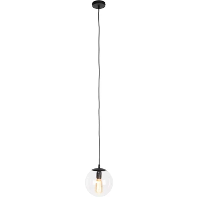 Afbeelding van QAZQA pallon Moderne Hanglamp 1 lichts Ø 200 mm Transparant Woonkamer Slaapkamer Keuken