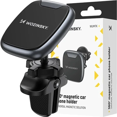 Afbeelding van Wozinsky WUMTK magnetische telefoonhouder voor autoventilatie zwart