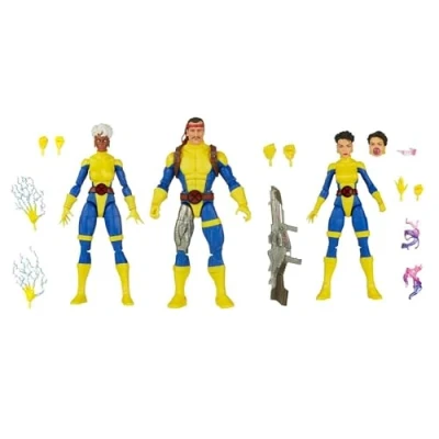 Afbeelding van Marvel Legends Series: Marvel&#039;s Forge, Storm en Jubilee Actiefiguren
